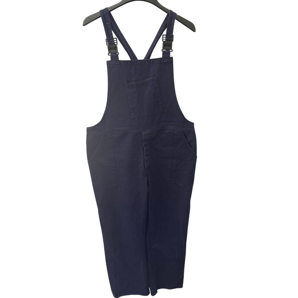 Vintage Harpoon Navy Blue Minimalist Workwear Overalls Size 100 (Large)